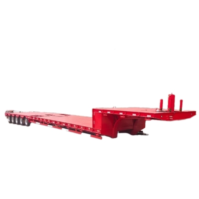 CIMC Heavy Duty Semi-Trailer Lowboy z pojemnością ładunkową 30T 100T 3 osi 4 osi