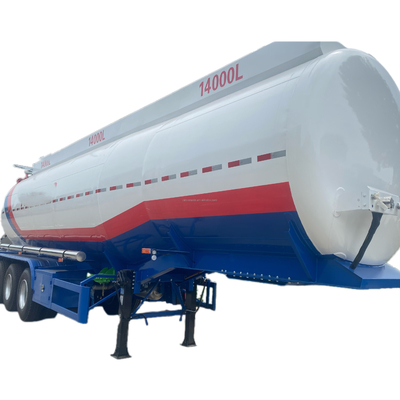 60000-litrowy 3-osiowy czołg olejowy z stopem aluminium półnaczepa nadająca się do przyczep ciężarowych