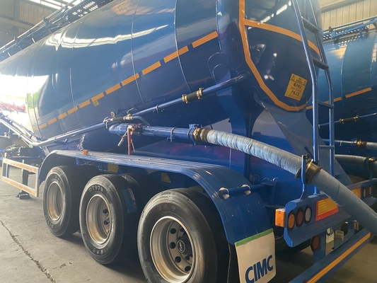CIMC Cisterny z prochem Ciężarówki 3-osiowe Transport masowy Pociągi przyczepowe Transport cement