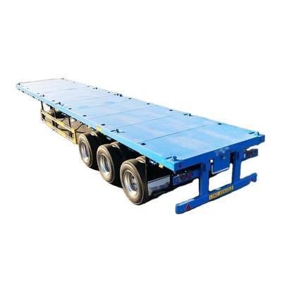 CIMC 2/3/4 osi 40ft 12500*2500*1500mm 70 ton pojemność 8-12 zestawów twist lock płaskoładowy traktor ciężarówki półpociąg