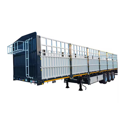 CIMC 3 osi 12500*2500*3800mm 60T ściana boczna 1800mm lub niestandardowe Ciężkie mechaniczne zawieszenie sprężynowe