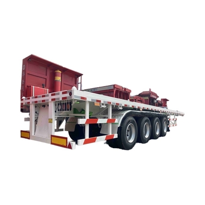 CIMC Najlepsza jakość 3-4 osi 60t Nowy przyczepa 3 osi 80t przyczepa Lowboy Low Flat