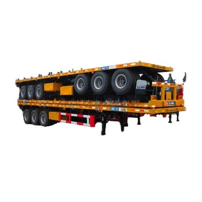 Sprzedaż hurtowa 100 tonowy przyczepny półprzewódny w nowym stanie 3-osiowy kontener transportowy Wabco System hamulcowy Materiał stalowy