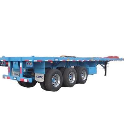 CIMC Flatbed Trailer Najnowszy projekt dla optymalnej wydajności Flatbed Semi Trailer