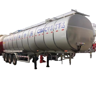 CIMC 3-osiowy żelazo S30408 11450*2500*3900mm masa całkowita 40T masa obrzeża 8200 użycie EHA końcówka naczyń 4,5mm grubość zwykły zbiornik płynu