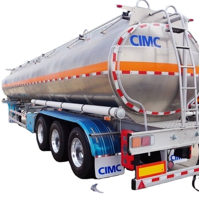 CIMC 33000 40000 45000 50000 60000 Litry 3 Oś Aluminium Stopy Paliwo Benzyna Benzyna Zbiornik oleju Cisterna Półprzewód do sprzedaży