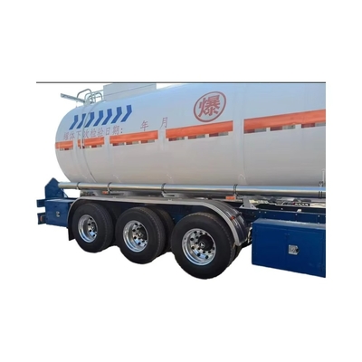 CIMC Nowy 60 metrów sześciennych Cement Steel Bulker Półnaczep V Typ 3 Axis Tanker