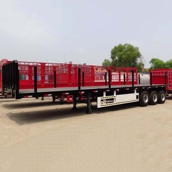 CIMC 3AXLES Płaskoładowy przyczepny