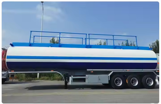 3 oś 40000l Przyczepa do czołgów paliw ciężkich do transportu płynnych lub gazowych produktów chemicznych