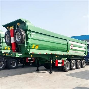 Africa Heavy-Duty Dump Truck Semi-Trailer: Zaprojektowany do efektywnego transportu i rozładunku masowych materiałów i odpadów