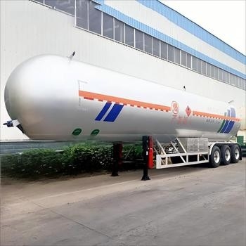 Południowy przyczepnik z zbiornikami LPG o wysokim bezpieczeństwie do bezpiecznego i wydajnego transportu skroplonego gazu naftowego