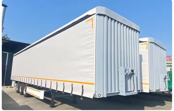 3 osie Masa nieobciążona 8300kg Rodzaj dźwigni zawieszenie laminowane sklejkowane płytkowane półprzewód z płytką Pociąg z płytką