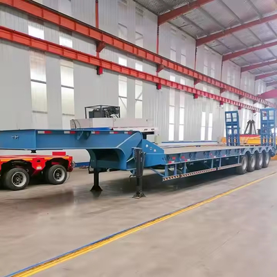 Ciężki ładunek 200 t Transport Nadmiarowy ładunek 4 osi Rozciągający się przyczepa niskiego położenia
