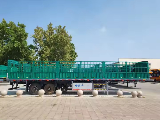 CIMC Factory Direct 3/4 Axles Transport Building Materials Other Bulk Fence Cargo Trailer