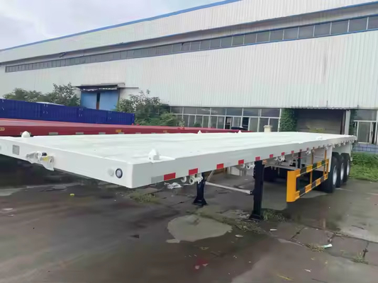 CIMC 40/45ft Stalowe przyczepy płaskowierzchniowe o 4 osi