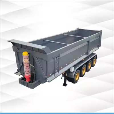 4 osi 60 ton transport rudy węgla piasek boksytu mangan marmur skały stalowy materiał budowlany końcowy zbiornik z powrotem