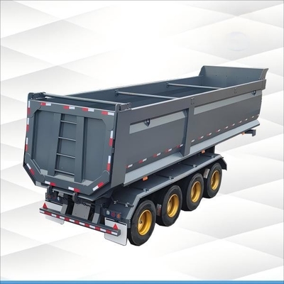 Africa Heavy-Duty Dump Truck Semi-Trailer: Zaprojektowany do efektywnego transportu i rozładunku masowych materiałów i odpadów