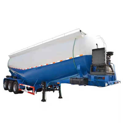 Ciężki ładunek suchy cyment cisterna dmuchawy 3 osi 45 Ton 45 Cbm szalony cement w proszku zbiornik półpociąg przyczepy