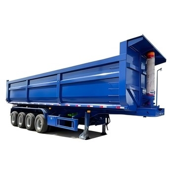 Africa Heavy-Duty Dump Truck Semi-Trailer: Zaprojektowany do efektywnego transportu i rozładunku masowych materiałów i odpadów