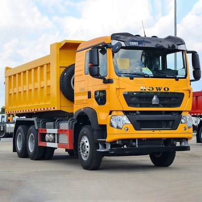Howo Brand 6x4 Dump Truck 375 KM Przesyłka ręczna Diesel Paliwo Nowe warunki dla budowy w Afryce