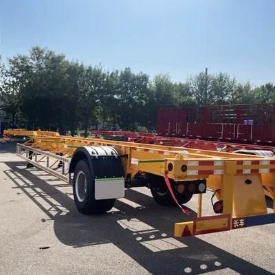 Materiał stalowy 1/2 Oś 20ft 40ft 45ft Kontener Transport Stalowy Szkielet Półpociąg