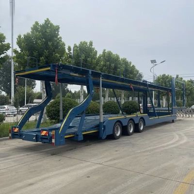 3-osiowa, dwupokładowa naczepa do przewozu samochodów (SUV/ORV/CUV/MPV) - ciągnik siodłowy
