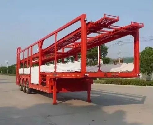 Maksymalna ładowność 40 ton 2 osie Dwa pokłady 8 samochodów/6 samochodów Pojemność Przyczepa do transportu samochodów SUV